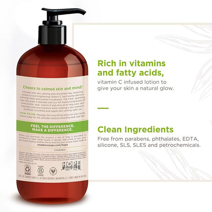 Soapbox Moisturizing Body Lotion, Aloe &