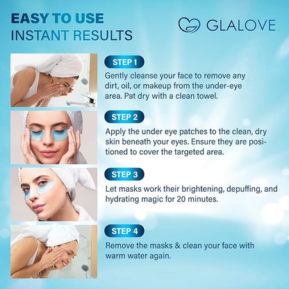 Under Eye Patches for Puffy Eyes: 55 Count Retinol Collagen Eye Gels Pads - Anti-Aging & Rejuvenating Eye Masks Women, Men