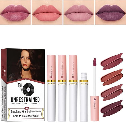 Cigarette Case Lipstick Nude Matte Little Tube Lip Cigarette