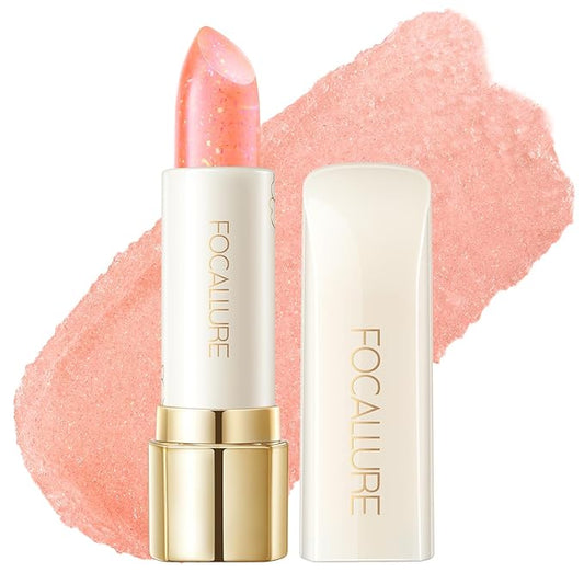 FOCALLURE Moisturizing Lipstick,Color Changing Tinted Lip Balm,Hydrating PH Lipstick,Col