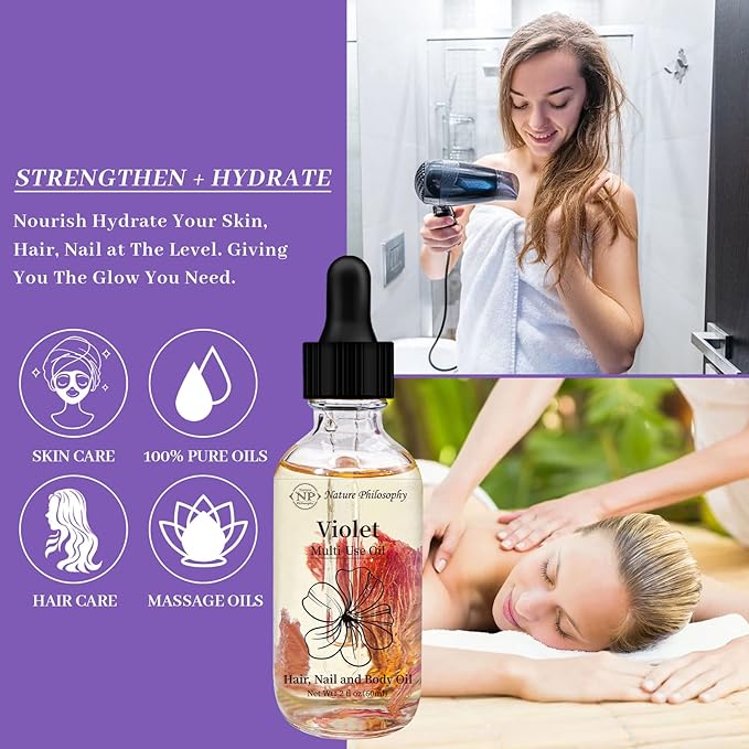 NP NATURES PHILOSOPHY Violet Multi-Use Oil