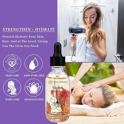 NP NATURES PHILOSOPHY Violet Multi-Use Oil