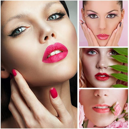 6PCS Matte Liquid Lipstick Sets,Nude Lip Stain,Lasting Waterproof Stain,Lasting
