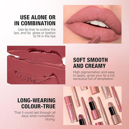 Jolilab 9 in 1 Matte Velvet Lipstick Set-Lip