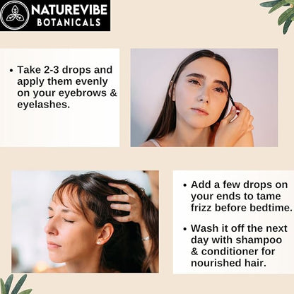 Naturevibe Botanicals Castor Rosemary Oil 32