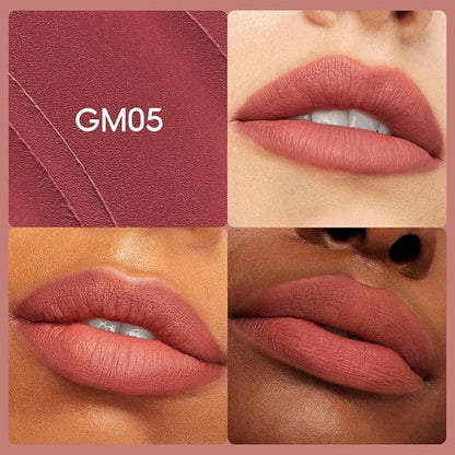 Velvet Matte Lipstick, High Pigment Lip Mud, Longwear, High