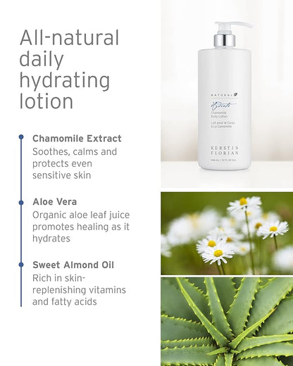 Kerstin Florian Chamomile Body Lotion | Nourishing Hydrating Moisturizer with Aloe & Jojoba Oil | Soothes Dry Skin | 32 fl oz
