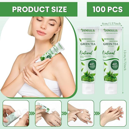 100 Pack Green Tea Travel Size