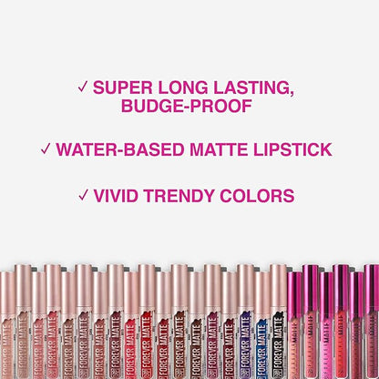 Ruby Kisses Forever Matte Liquid Lipstick 5 Pack RFML08&13&14&21&22