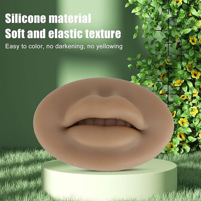 ZJchao Silicone Fake for Lips, 3d Lips Practice Microblading