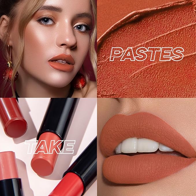Velvet Matte Lip Gloss, Nude Stain Satin Lip Gloss,