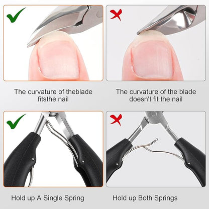 Toe Nail Clippers for Men,