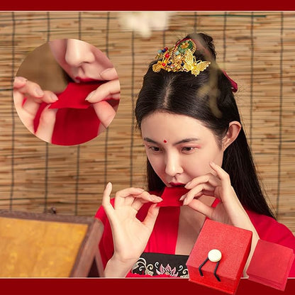 Traditional Chinese Lipstick,Chinese Ancient Style Lipstick,12 PCS Makeup Rouge