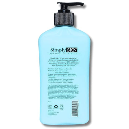 Ultra Healing, Daily Moisturizing Hemp Body Lotion with Natural Hemp Seed Oil, Shea Butter and Jojoba Oil, Floral and Citrus Scent, 17 fl. oz, Made in USA