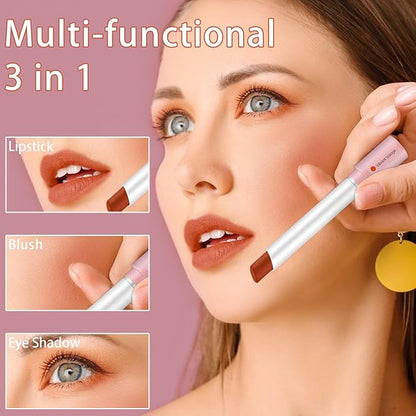 Matte Lipstick Set, 4 Colors Lip Tint Stains, Lipstick