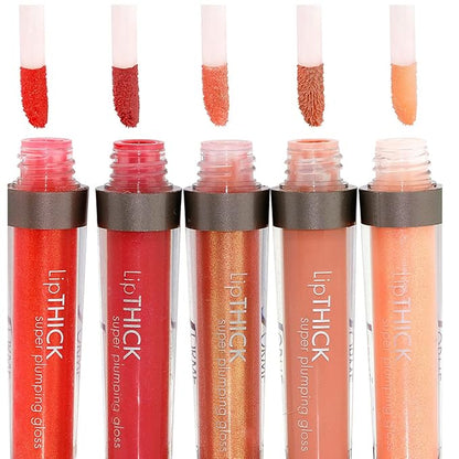 SORME Treatment Cosmetics LipThick gloss | Plumping Lip Gloss for Shiny and Fuller Looking Lips with Maxi-Lip Peptides | Unveil Shade