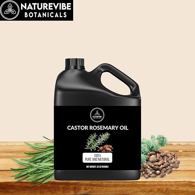 Naturevibe Botanicals Castor Rosemary Oil 32