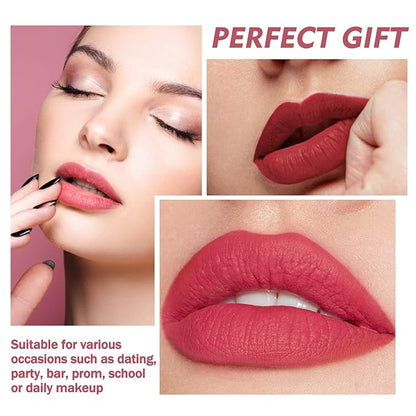 NVLEPTAP 3 Colors Matte Lipstick Set Lazy Lipstick Long
