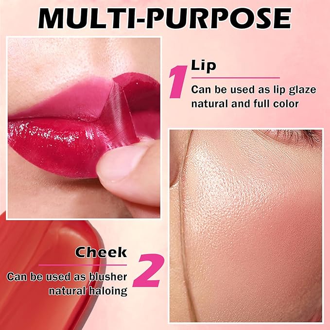 6 Colors Lip Stain Peel Off Lip Tint Long