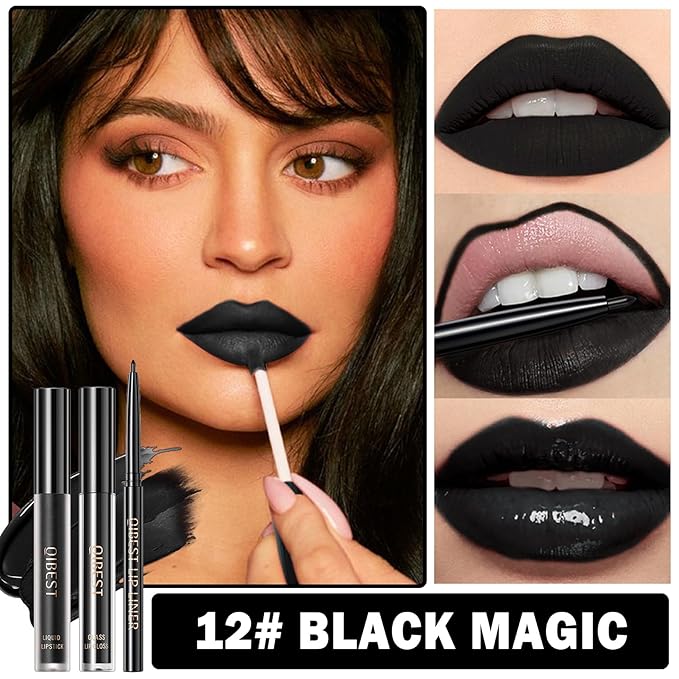 3 in 1 Black Lip Liner Pencil lipgloss