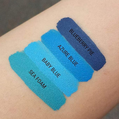 Aromi Azure Blue Matte Liquid Lipstick, Bright Blue Lip Color, Vegan, Cruelty-free, Long-lasting, Waterproof Lipstick, Handmade (Azure Blue)