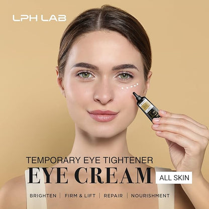 Temporary Eye Tightener Eye Cream, Instant Reduces Under-Eye Bags, Dark Circles&Puffiness, Anti Aging Fine Lines, Firm That Delicate Skin Under Your Eyes 0.5 oz