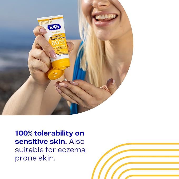 E45 SPF50 Sensative Face Cream, 1.69 Fl Oz (Pack of 1)