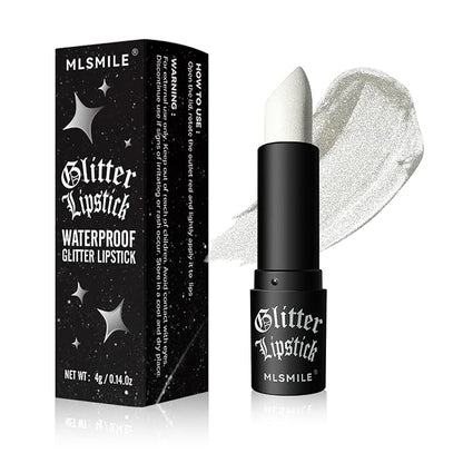 Glitter Lipstick, Women's Diamond Shiny Matte Lip Gloss, Glitter