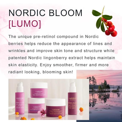 Lumene Anti Wrinkle & Firm Moisturizing Eye Cream - Skin Firming & Hydrating Nordic Berry Pre-Retinol Eye Cream for Dark Circles + Under Eye Bags - Vegan Eye Cream for Wrinkles & Fine Lines (.50z)