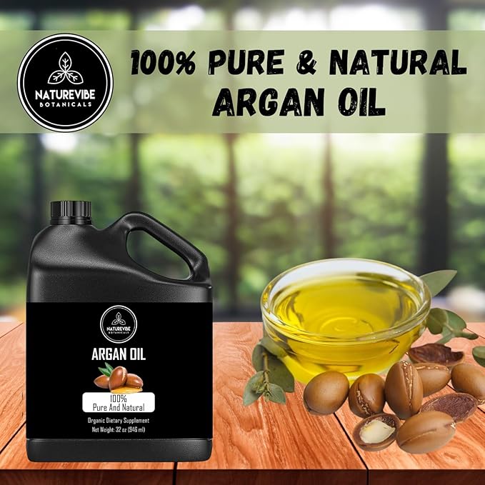Naturevibe Botanicals Argan Oil 32 Ounces
