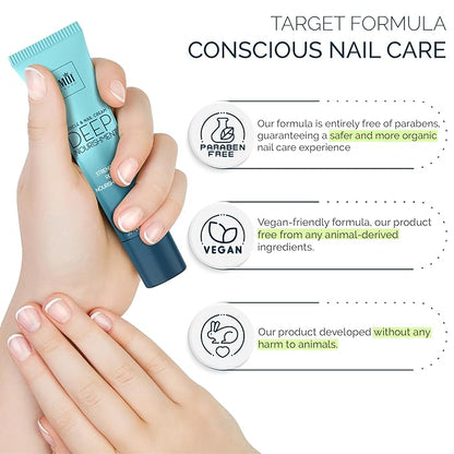 Cuticle & Nail Cream Treament, Deep Nourishing - USA Made - Daily Repair Nail Care w/Organic Shea Butter, Jojoba Oil - Soften Cuticles, Strengthen Nails, Hydrating (1 Fl Oz/Pack of 1)