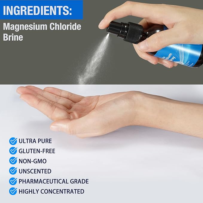 Magnesium Oil Spray, Pure Magnesium Oil