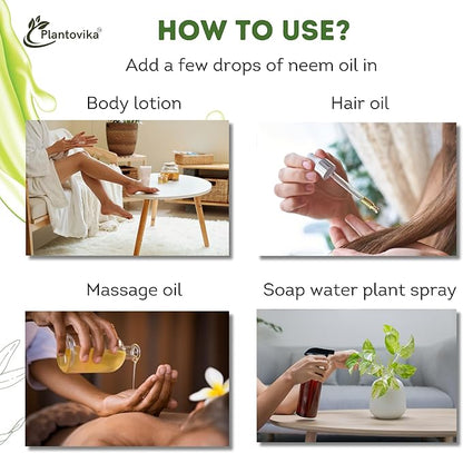 Neem Oil, 100% Pure and Cold