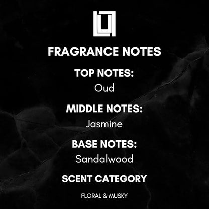 Lulu Candles | Jasmine, Oud & Sandalwood | Moisturizing Body Lotion | Soothing Shea Butter & Aloe | Gentle Lotion Nourishes Dry Skin With Moisture, No Paraben, Dye Free, Non-Greasy - 16 Fl. Oz.