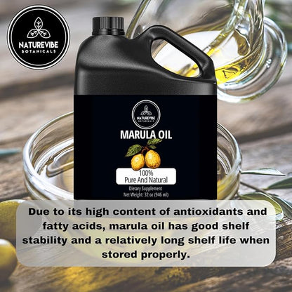 Naturevibe Botanicals Marula Oil 32 Ounces