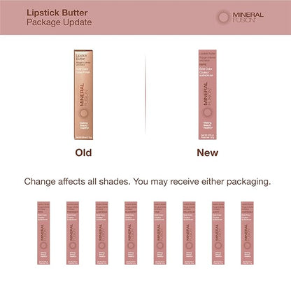 Mineral Fusion Lipstick Butter 0.06 Ounce, Delicious, 1 Count