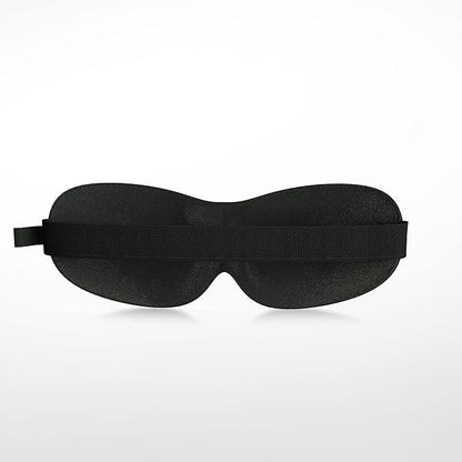 Beverly Hills Eye Mask Designed for Eyelash Extensions, 3D Contoured Design, Soft Fabric, Deep Eye Cavities, Form Fitting, Adjustable Headband Strap, No Pressure Sleep & Travel Eye Mask (Black)
