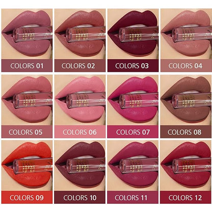 Matte Liquid Lipstick set Waterproof Long Lasting Non-Stick Long