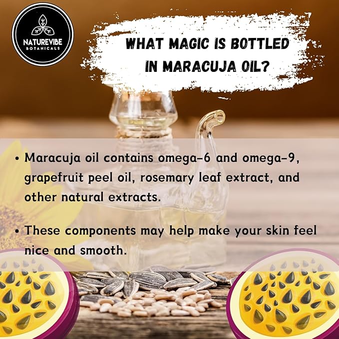 Naturevibe Botanicals Maracuja Oil 32 Ounces
