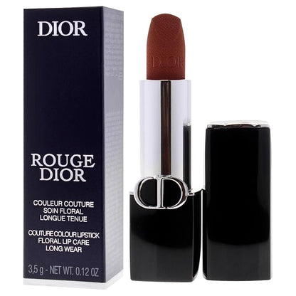 Christian Dior Rouge Dior Couture Velvet Lipstick - 200 Nude Touch for Women - 0.12 oz Lipstick (Refillable)