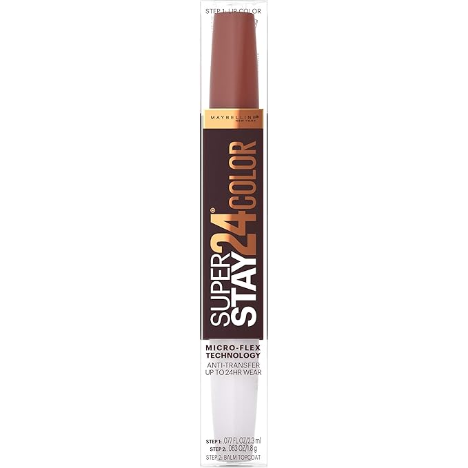Maybelline SuperStay 24, 2-Step Liquid Lipstick, Coffee Edition, Mocha Moves