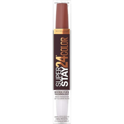 Maybelline SuperStay 24, 2-Step Liquid Lipstick, Coffee Edition, Mocha Moves