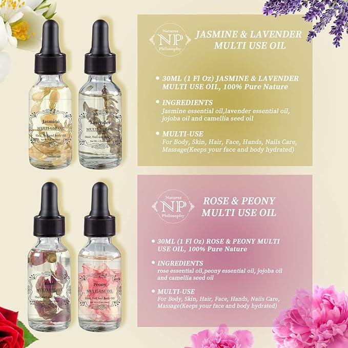 Rose Jasmine Peony Lavender Multi Use