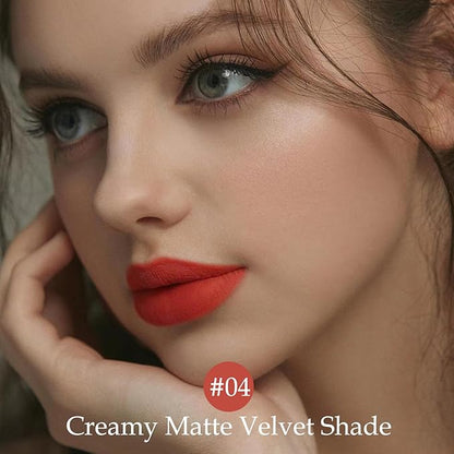 Boobeen Soft Matte Velvet Lip Glaze Liquid Lipstick Glaze