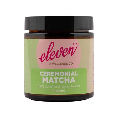 eleven TLC - CEREMONIAL MATCHA POWDER | 100% Organic | Sourced from Japan | GMO Free | 40 Servings