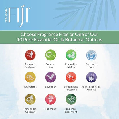 Coco Fiji Face & Body Lotion Infused With Coconut Oil | Lotion for Dry Skin | Moisturizer Face Cream & Massage Lotion for Women & Men | Fragrance Free 12 oz, Pack of 1