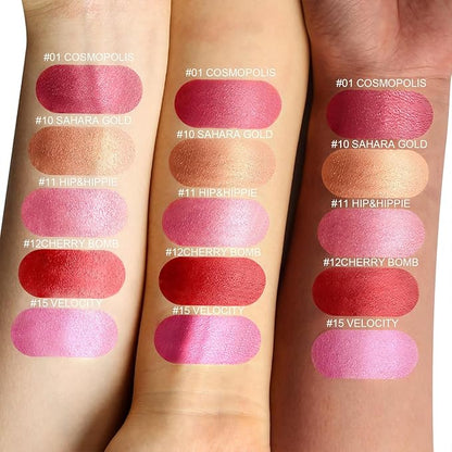 Glitter Lipstick for Women with Metallic 3D Shine Lipstick 14OZ