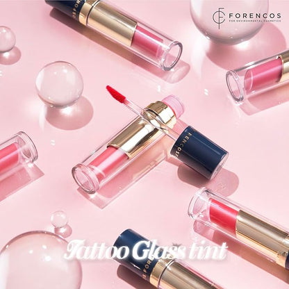 Tattoo Glass Lip Gloss Tint, Korean Glossy Tint/Stain, Glass