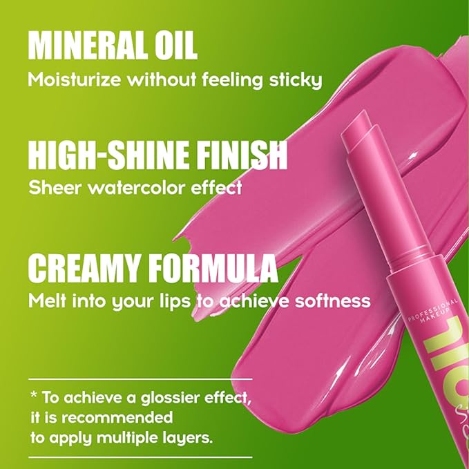 Red Lip Gloss Stick Moisturizing Lip Makeup Lip Plumper Gloss Lightweight Buildable Vegan Lipbalm Plumping Lipgloss For Women Girls Long-Lasting Dry Lip Care, 03#