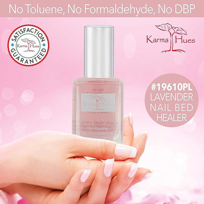 Karma Naturals Lavender Rx Nail Bed Healer – Restorative, Nontoxic, Vegan & Cruelty-Free Treatment for Damaged Nails